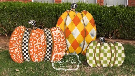 30+ Wooden Pumpkin Painting Ideas