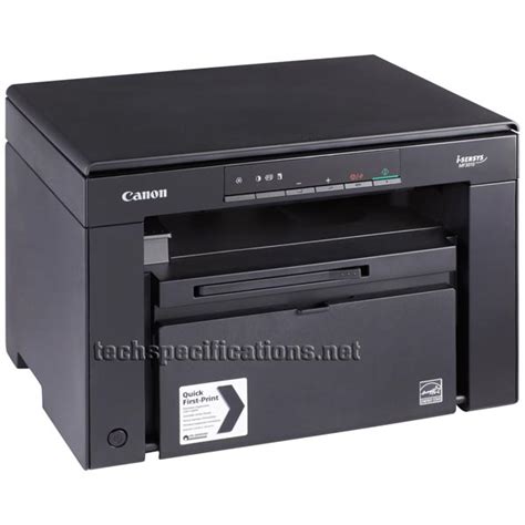 Canon MF3010 Multifunction Laser Printer Tech Specs