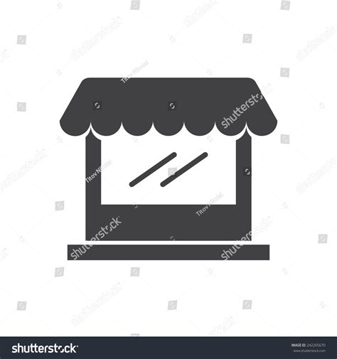 Store Icon Modern Flat Design Stock Vector (Royalty Free) 242265670 ...