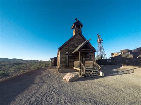 The Haunted Goldfield Ghost Town Site Near The Devil's Playground