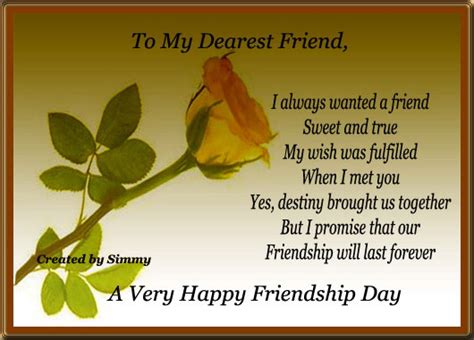 Friendship Day Wish. Free Happy Friendship Day eCards, Greeting Cards | 123 Greetings