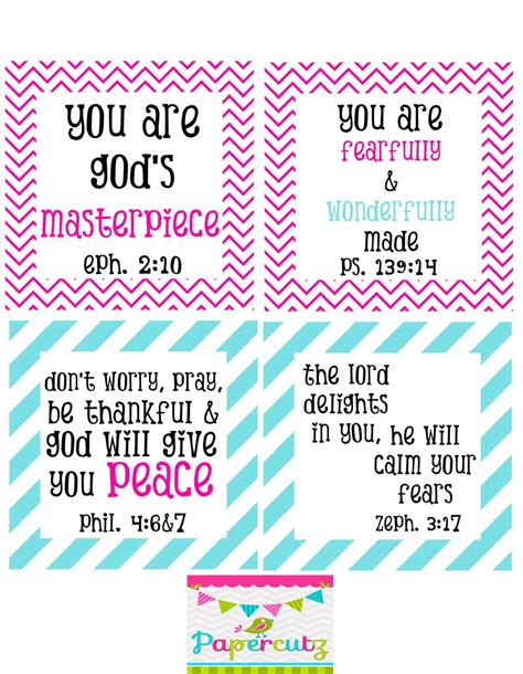 Printable Encouragement Cards for Kids