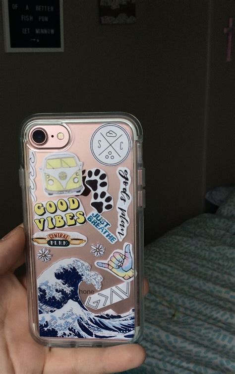 DIY sticker phone case | Cool phone cases, Diy phone case, Phone cases