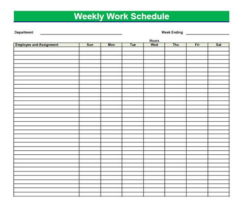 Employee Work Schedule Template Pdf - Excel Work Schedule Template Monthly - printable schedule ...