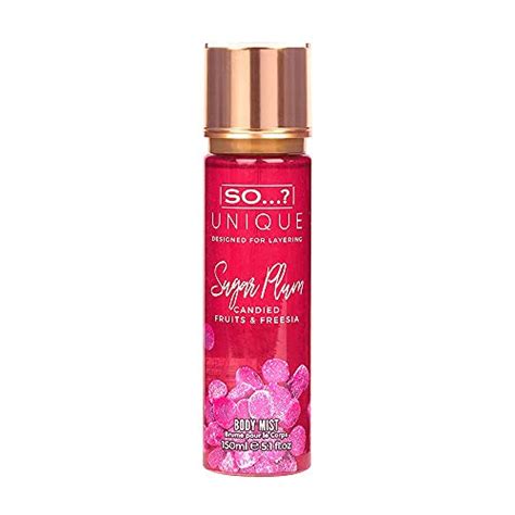 SO...? Unique Sugar Plum Body Mist - 150ml | Fruity Floral Sweet Fragrance mist | Long lasting ...