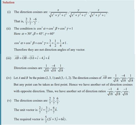 Direction Cosines and Direction Ratios - Solved Example Problems ...