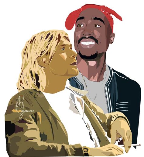 Illustrator Vector Art - Kurt Cobain and 2Pac