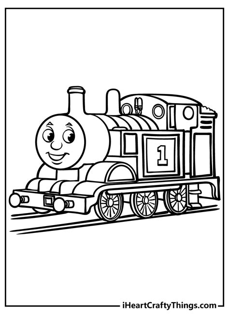 Free Printable Train Coloring Pages