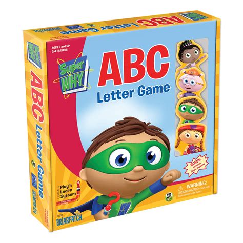 Buy Briarpatch Super Why ABC Game PBS Kids Early Reading & Spelling Development, Improve ...