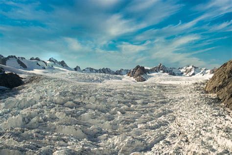 Southern alps glacier stock image. Image of franz, nature - 199845227