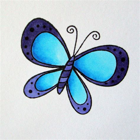 Butterfly Drawing For Kids | Free download on ClipArtMag