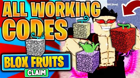 NEW BLOX FRUITS CODES All New Working Blox Fruits Codes Update 12 Blox ...