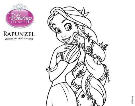 Dibujo de Enredados - Rapunzel y Pascal para Colorear | Princesas dibujos, Dibujos, Arte de ...