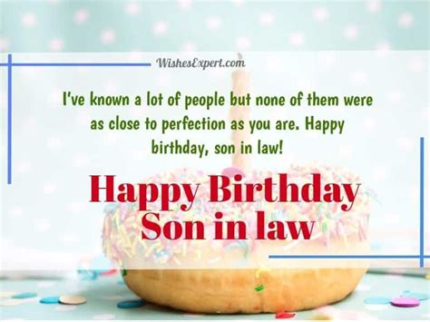 35 Cool & Creative Happy Birthday Wishes For Son in Law