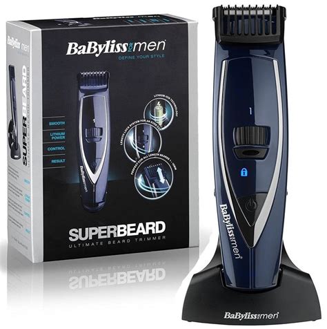 BaByliss Super Beard Lithium Beard Trimmer Wet & Dry Shaver 7897U | Beard trimming, Babyliss for ...