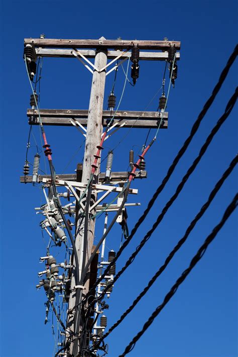 Complex Wiring On A Pole Free Stock Photo - Public Domain Pictures