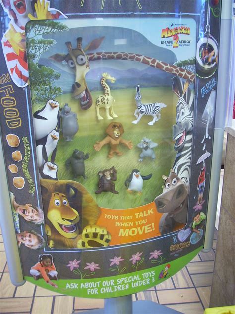 MADAGASCAR MCDONALDS TOYS. MCDONALDS TOYS - 3 YEAR OLD BOYS TOYS