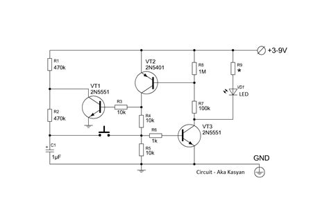 push button circuit diagram - Wiring Diagram and Schematics