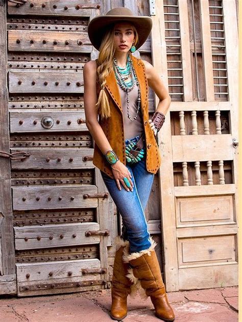 50 Stunning Western Fashion Ideas For Your Vintage Look | Western fashion, Country fashion women ...