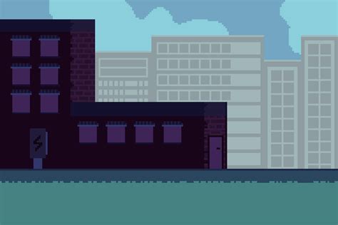 Pixel art of a city : r/PixelArt