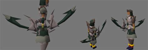 File:3rd age bow early model.png - OSRS Wiki