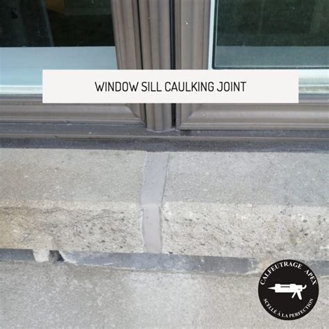 Caulking Window Sills | Calfeutrage Apex | South Shore