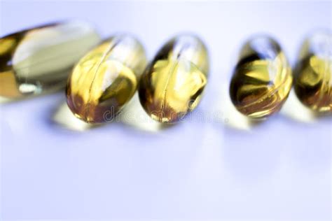 Cod Fish Liver Oil Capsules Stock Image - Image of health, supplements ...