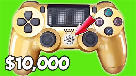 Chrome Gold DECADE Tournament Controller (DTC) Upgrade Kit For Ps4 Controller JDM-040/050/055 ...