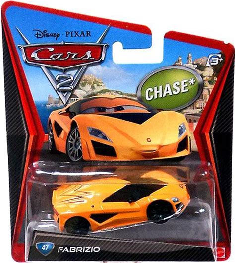 Disney Pixar Cars Cars 2 Main Series Fabrizio 155 Diecast Car Mattel ...