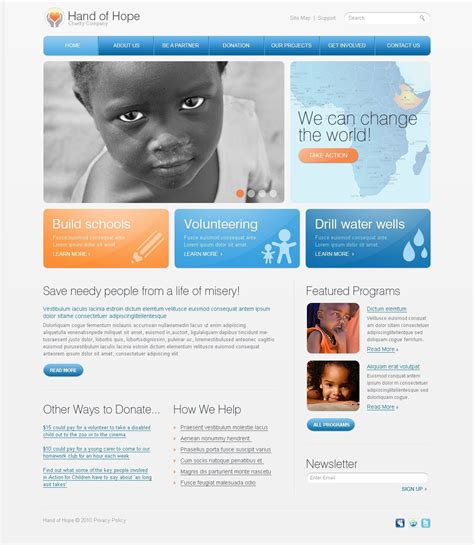 Charity Website Template