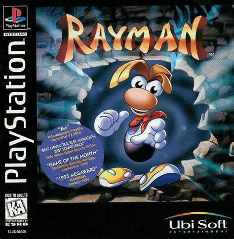 Rayman (1995) PlayStation box cover art - MobyGames | Rayman ps1 ...