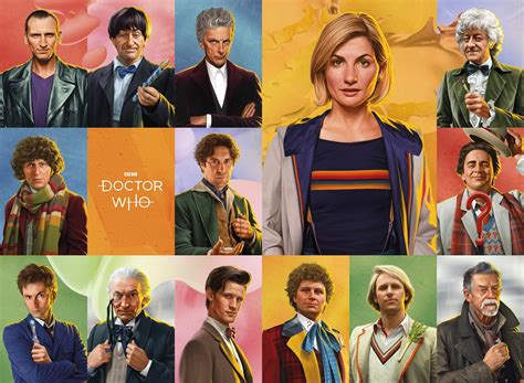 NEW Portraits of all Thirteen Doctors have been revealed - Blogtor Who | Doctor who, Doctor who ...