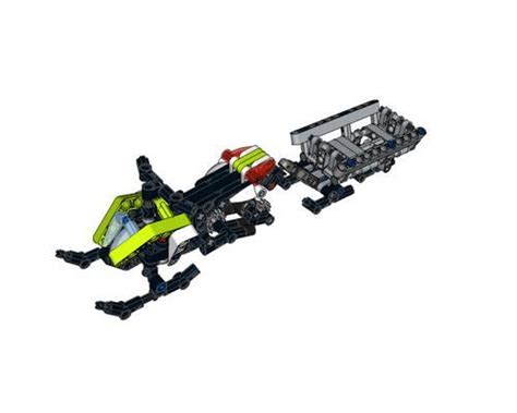 LEGO MOC SnowMobile by Khan | Rebrickable - Build with LEGO