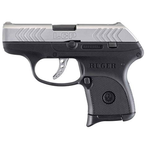 Ruger LCP 380 Auto (ACP) 2.75in Matte Stainless Pistol - 6+1 Rounds - Black | Sportsman's Warehouse