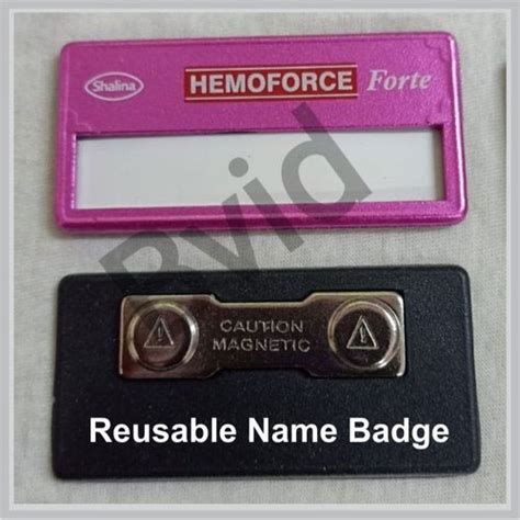 Reusable Name Badges, Reusable Magnetic Name Badges