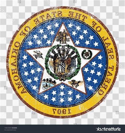 Oklahoma State Seal Vector at Vectorified.com | Collection of Oklahoma ...