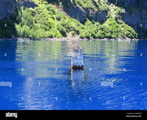 Old Man of The Lake at Crater Lake NP in Stock Photo - Alamy