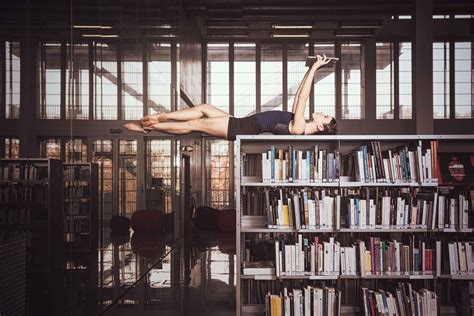 women, Barefoot, Lying Down, Library, Reading Wallpapers HD / Desktop ...