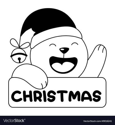 Christmas sign Royalty Free Vector Image - VectorStock