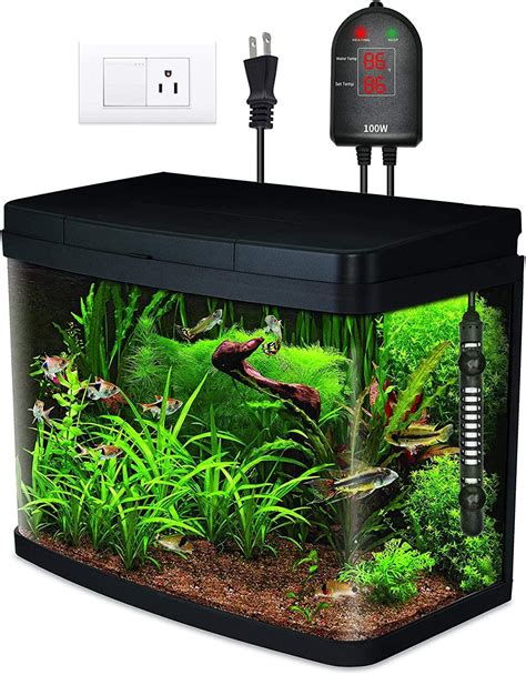 Submersible Aquarium Heater Fish Tank Heater with Dual Temperature ...