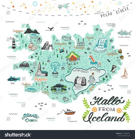 Tourist Attraction Map Iceland - Tourist Destination in the world