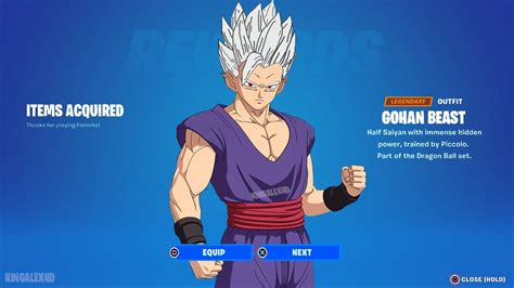 How To Get Gohan Beast Skin Style FREE In Fortnite! (Unlock Gohan Beast Bundle) Gohan Beast ...