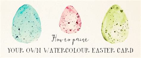 Watercolor Easter Cards Tutorial - pic-jelly