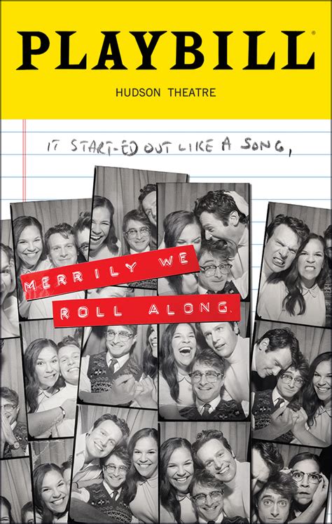 Merrily We Roll Along (Broadway, Hudson Theatre, 2023) | Playbill