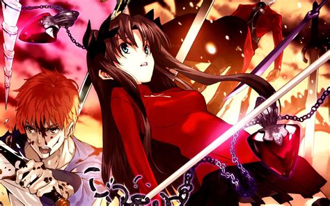 Anime - Fate/Stay Night: Unlimited Blade Works - Rin Tohsaka - Shirou Emiya - Archer Wallpaper ...