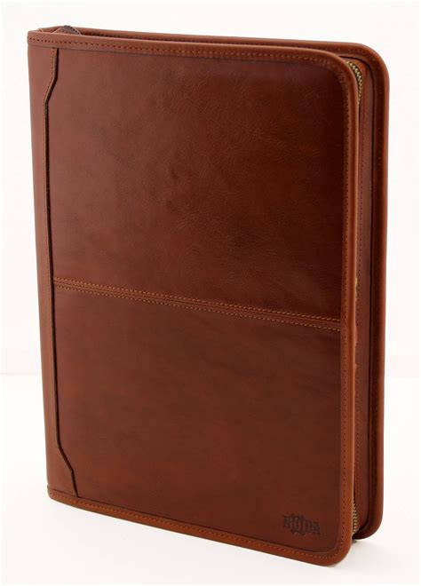 Italian Leather portfolio, Leather folio, Padfolio, Leather Folder ...