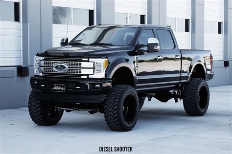 Black Ford F-250 on Color Matched American Force Wheels — CARiD.com Gallery