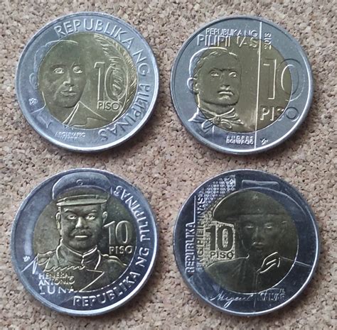 Commemorative 10 Piso Coins, Hobbies & Toys, Memorabilia & Collectibles ...