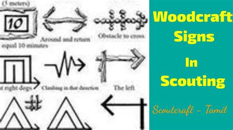 Woodcraft Signs in Scouting | Explanation in Tamil | Scoutcraft - Tamil ...