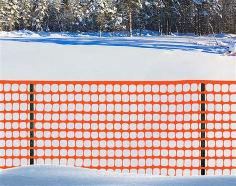 Plastic Snow Fence | Shop Custom Snow Netting - US Netting